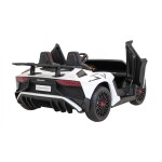 Mamido Dětské elektrické autíčko Lamborghini Aventador SV bílé