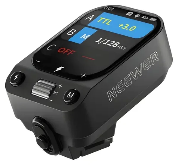 Neewer QZ-C / Spoušť blesku / TTL / HSS 1/8000 s / dosah 100 m / OLED displej (10106168)