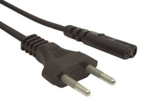 Gembird kabel síťový napájecí 2pin Schuko 1.8m