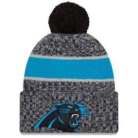 New Era Pánská zimní čepice Carolina Panthers NFL 2023 Sideline Sport Knit