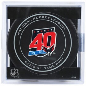 Inglasco / Sherwood PUK Washington Capitals NHL GAME REPLICA 2015 - 40 YEARS OF HISTORY
