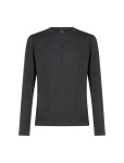 ICEBREAKER Mens 200 MerinoFine Ace LS Crewe, Jet Heather (vzorek) velikost: M