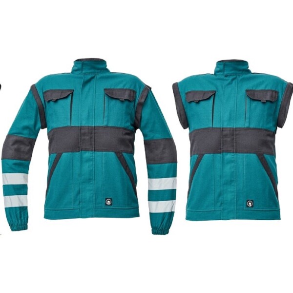 Montérková bunda MAX NEO reflexní pánská zeleno-černá 56 zeleno-černá