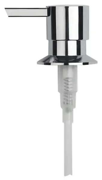 Spirella náhradní pumpička pro dávkovač mýdla MAX-LIGHT / Pumpička / chromovaná / ABS