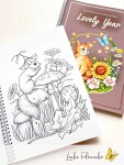Lovely Year, antistresové omalovánky s podpisem autorky, Lenka Filonenko
