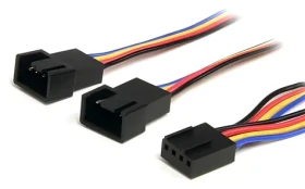 StarTech Y kabel pro napájení ventilátoru / Y kabel / Molex 4-pin / 30,5 cm (FAN4SPLIT12)