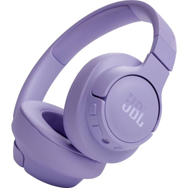 JBL Tune 720BT sluchátka uzavřená (Over Ear) Bez kabelu, Bluetooth®, kabelová stereo nachová regulace hlasitosti, Vypnutí zvuku mikrofonu Hi-Fi