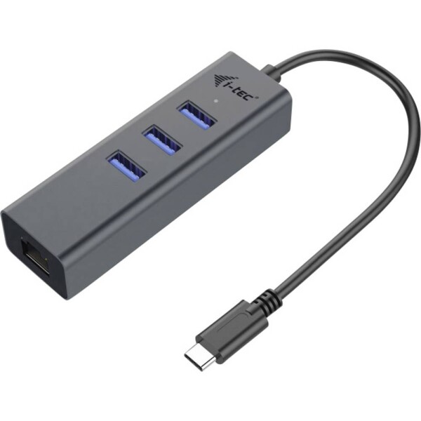 I-tec USB-C Metal HUB 3 Port + Gigabit Ethernet (C31METALG3HUB)