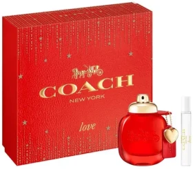 Coach Love / Dárková sada parfémů / Parfémová voda 50 ml + 7,5 ml / Dámská