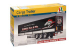 Italeri Model Kit návěs 3885 CARGO TRAILER 1:24