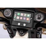 Mamido Dětská elektrická motorka Chopper INDIAN bílá