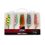DAM Sada nástrah Trout Pack - 4-5cm 6,5-10,6g 5ks,DAM Sada nástrah Trout Pack - 4-5cm 6,5-10,6g 5ks