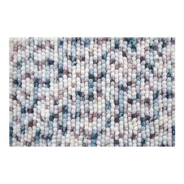 Spirella KITO šedo-hnědá / Koupelnová předložka / 55 x 65 cm / Mikrovlákno / Protiskluzová
