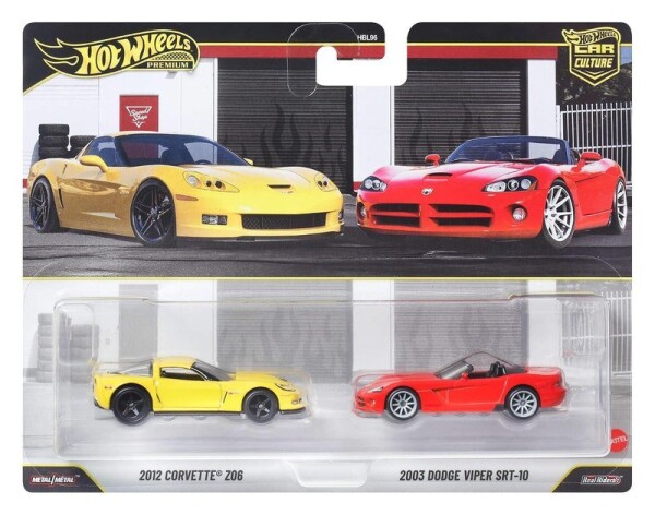 Hot Wheels Premium Car Culture - 12 Corvette Z06 - 2 ks