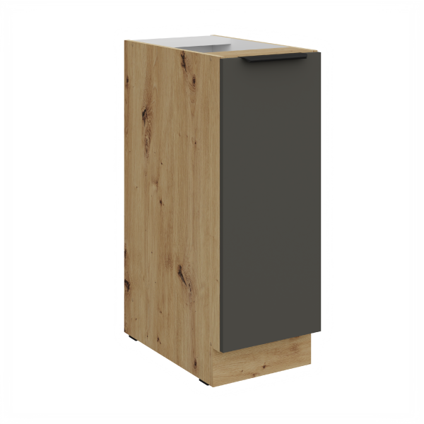 Spodní skříňka Aria 30 D CARGO BB Barva korpusu: Dub artisan, Barva dvířek: GR - Graphite AFM