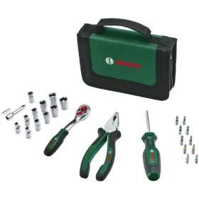 BOSCH Sada ručního nářadí / 26 ks / Ráčna, kombinačky, šroubovák (4059952643328)