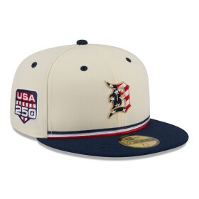 New Era Pánská kšiltovka Detroit Tigers MLB 2026 4th of July USA 250 59FIFTY Fitted Velikost: 7 1/2
