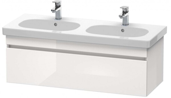DURAVIT - DuraStyle Umyvadlová skříňka 40x115x45 cm, 1 zásuvka, lesklá bílá DS638602222