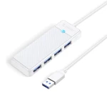 Orico PAPW4A-U3 bílá / USB hub / 4x USB-A 3.0 / kabel 1 m