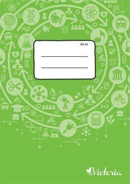 Victoria Victoria, ISVF8032U, školní sešit, nelinkovaný, 32 listů, A4, 1 ks