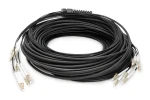 Digitus LC-LC 50 m / Optický patchkabel / OM4 Multimode / LSZH / 8 vláken (DK-24338U050BK-BBB)