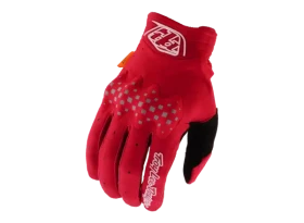 Troy Lee Designs Gambit Solid Flow rukavice Scarlet Glo vel. M