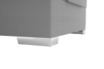 BLANÁŘ NÁBYTEK, a.s. Polohovatelný boxspring Margo - jednolůžko (šedá) ROZMĚR: 100 x 200 cm