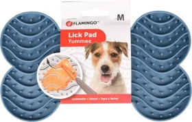Flamingo Yummee Lízací podložka modrá / velikost M (FLA-520213)