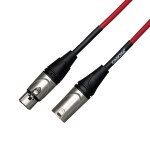 Cascha Advanced Line Mic Cable Red 3m