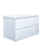 Koupelnová skříňka s krycí deskou SAT B-Way 79x50x45 cm bílá lesk BWAY280WDESK BWAY280WDESK