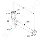 IDEAL STANDARD - ProSys Set předstěnové instalace, klozetu a sedátka Strada II, tlačítka Oleas M2, Aquablade, SoftClose, chrom ProSys80M SP99