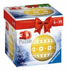 Ravensburger Puzzle-Ball Vánoční ozdoba žlutá