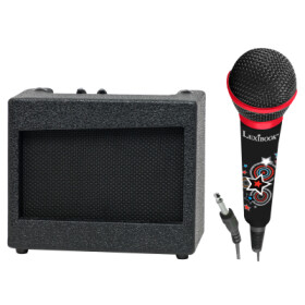 Lexibook přenosný karaoke set s mikrofonem
