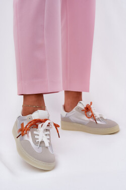 Nízké Dámské Sportovní Boty Stříbrné Zelevelis 40