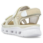 Pohodlné sandály na suchý zip Rieker W RKR691 beige 40