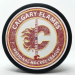 Mustang Puk Calgary Flames NHL Center Ice
