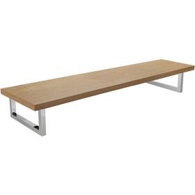 CERANO Deska pod umyvadlo Navira Pro + 2+1 podpěrná konzole - dub medový - 140x46x3,6 cm - 6061211