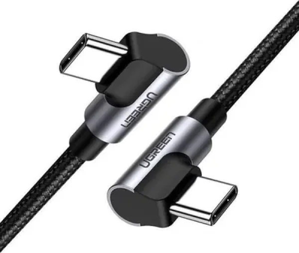 UGREEN US323 kabel USB-C na USB-C 2 m černá / 60 W (UGR1091BLK)