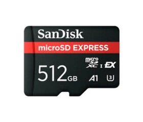 SanDisk micro SDXC karta 512GB Express (880/650 MB/s, A1, UHS-I, U3) EDF_493608