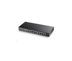 Zyxel GS1900-8HP v3 8-port Desktop Gigabit Web Smart PoE switch: 8x Gigabit metal, IPv6, PoE budget 70W, fanless EDF_311966