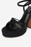 Sandály NINE WEST S3SH005-01A Látkový materiál