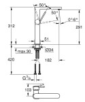 GROHE - Plus Baterie pro umyvadlovou mísu, chrom 32618003