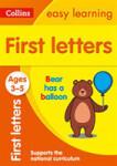 Activity Book Ages 3-5 - First Letters - Collins Easy Learning