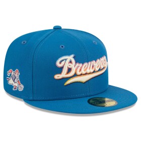 New Era Pánská kšiltovka Milwaukee Brewers MLB City Connect Fan Pack 59FIFTY Fitted Velikost: 7 5/8