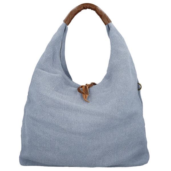 Trendy dámská textilní kabelka na rameno Alice, modrá