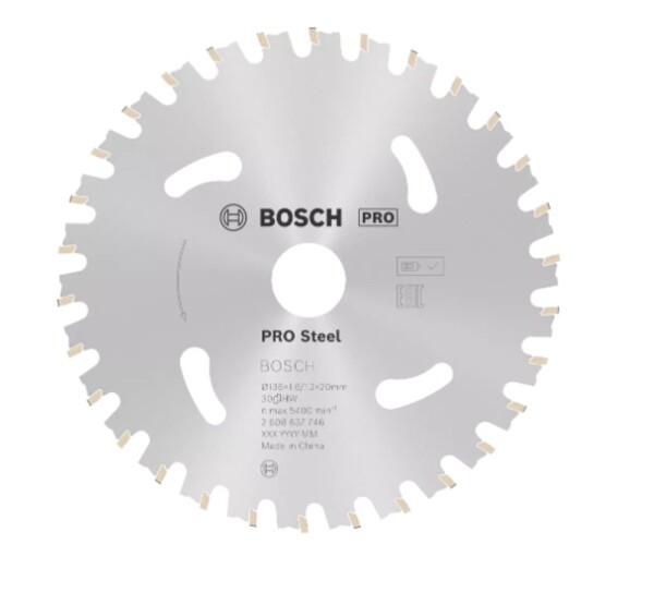 Pilový kotouč Bosch PRO Steel 136 mm 2608837746