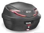 B360N2 kufr Givi černý (Monolock s vlastní plotnou) s červenými odrazkami, objem 39 ltr.