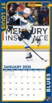 JF Turner Kalendář St. Louis Blues NHL 2025 Wall Calendar