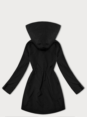 Tenká černá dámská plus size bunda J Style (16M9259-392) odstíny černé XXL (44)