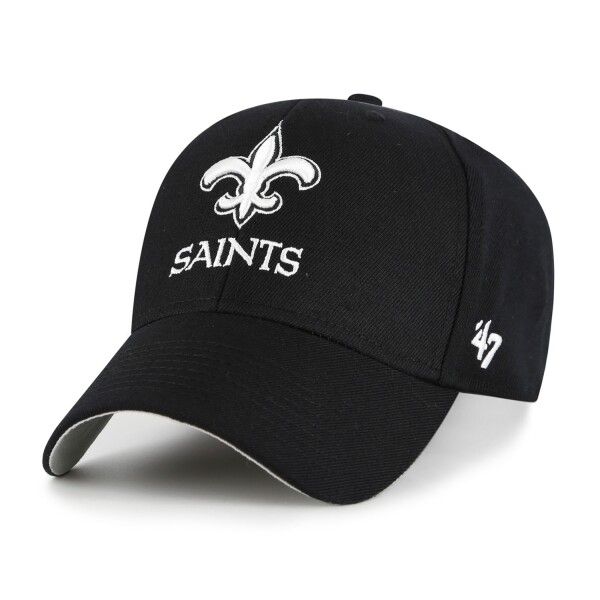 47 Brand Pánská kšiltovka New Orleans Saints NFL Black & White MVP Adjustable